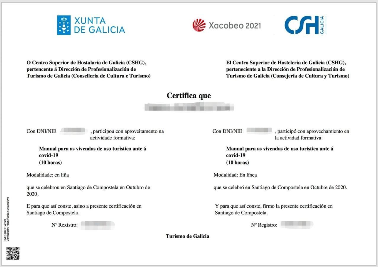 费罗尔Casa A Pie De Playa De Carino Doninos别墅 外观 照片
