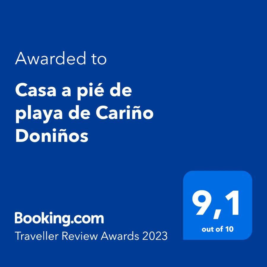 费罗尔Casa A Pie De Playa De Carino Doninos别墅 外观 照片