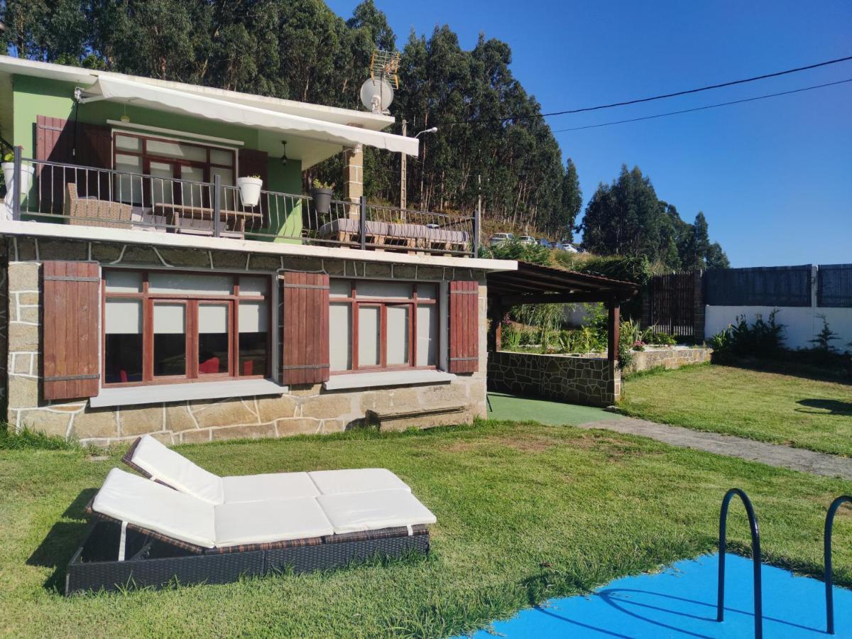 费罗尔Casa A Pie De Playa De Carino Doninos别墅 外观 照片