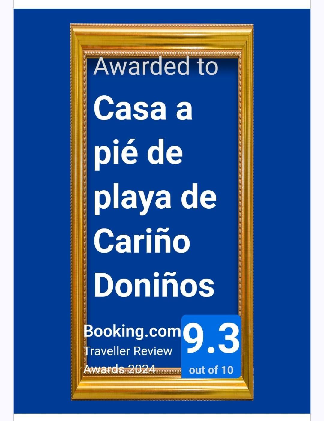 费罗尔Casa A Pie De Playa De Carino Doninos别墅 外观 照片